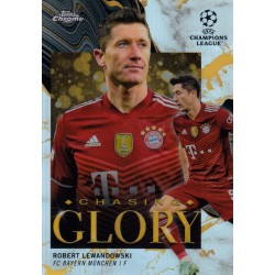 Topps Chrome UEFA Champions League 2021-2022 Chasing Glory Robert Lewandowski (FC Bayern München) 